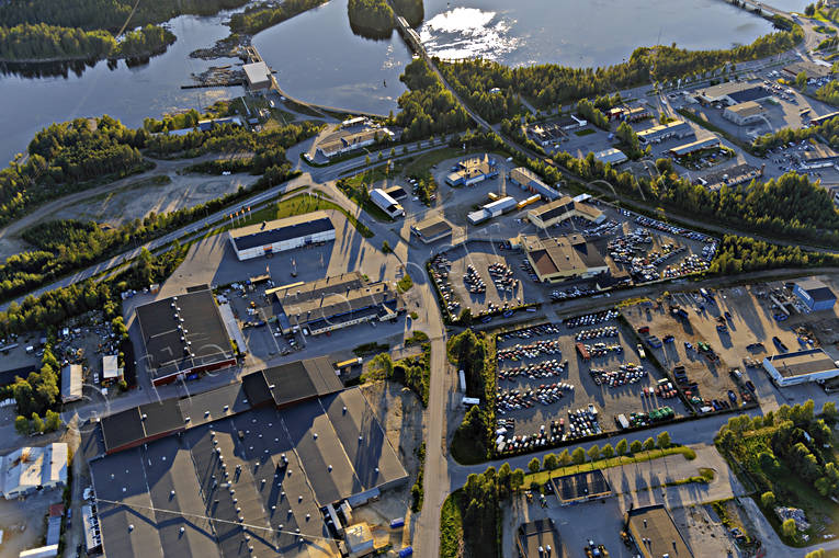 drnarbilder, drnarfoto, flygbild, flygbilder, Flygfoto, flygfoton, lappland, Lycksele, samhllen, sommar