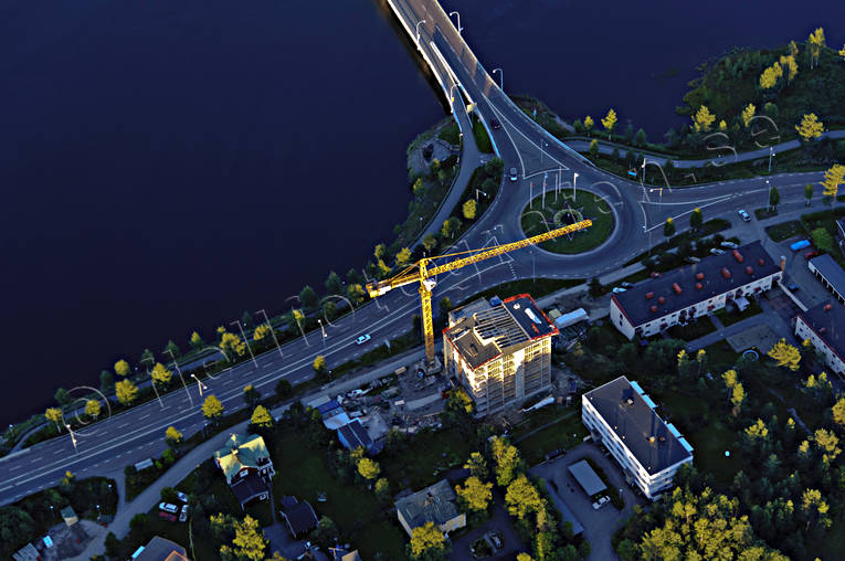 drnarbilder, drnarfoto, flygbild, flygbilder, Flygfoto, flygfoton, lappland, Lycksele, samhllen, sommar