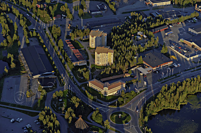 drnarbilder, drnarfoto, flygbild, flygbilder, Flygfoto, flygfoton, lappland, Lycksele, samhllen, sommar