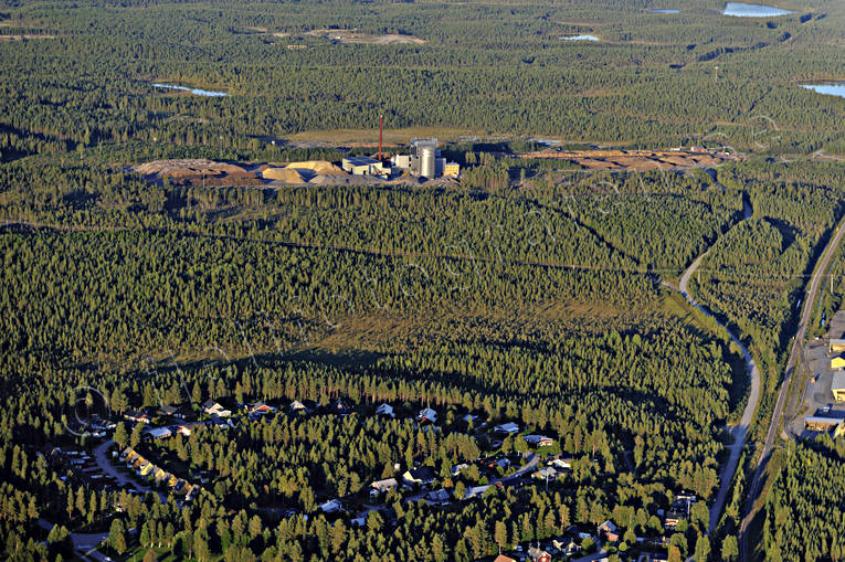 drnarbilder, drnarfoto, flygbild, flygbilder, Flygfoto, flygfoton, lappland, Lycksele, samhllen, sommar