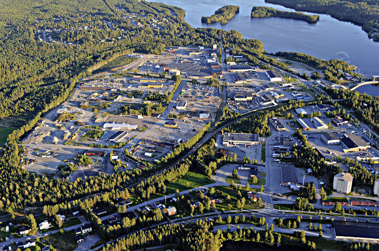 drnarbilder, drnarfoto, flygbild, flygbilder, Flygfoto, flygfoton, lappland, Lycksele, samhllen, sommar