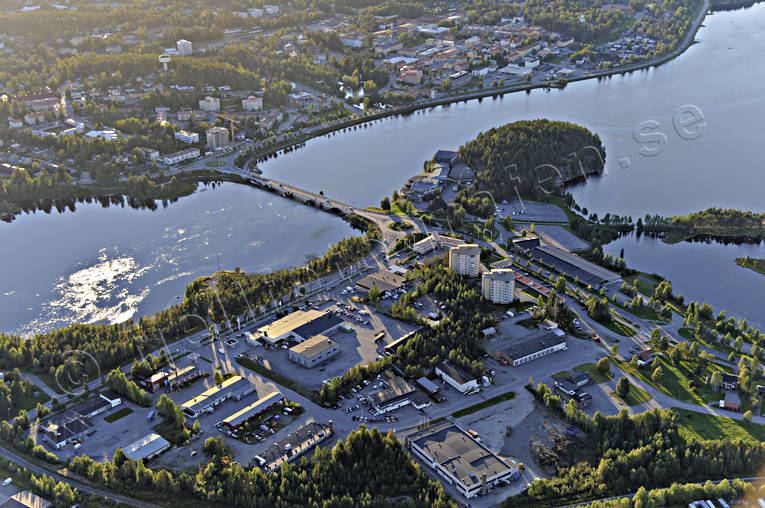 drnarbilder, drnarfoto, flygbild, flygbilder, Flygfoto, flygfoton, lappland, Lycksele, samhllen, sommar