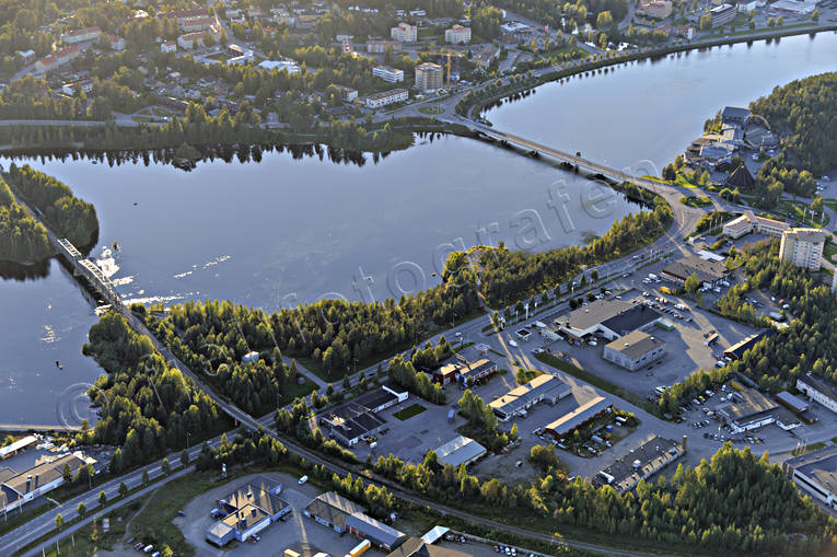drnarbilder, drnarfoto, flygbild, flygbilder, Flygfoto, flygfoton, lappland, Lycksele, samhllen, sommar