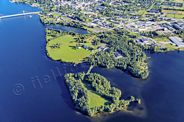 Flygfoto Strömsund drönarbilder, drönarfoto, flygbild, flygbilder, Flygfoto, flygfoton, Jämtland, samhällen, sommar, Ströms Vattudal, Strömsund, Vattudalen