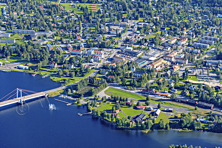 Flygfoto Strömsund drönarbilder, drönarfoto, flygbild, flygbilder, Flygfoto, flygfoton, Jämtland, samhällen, sommar, Ströms Vattudal, Strömsund, Vattudalen