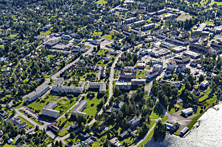 Flygfoto Strömsund drönarbilder, drönarfoto, flygbild, flygbilder, Flygfoto, flygfoton, Jämtland, samhällen, sommar, Ströms Vattudal, Strömsund, Vattudalen