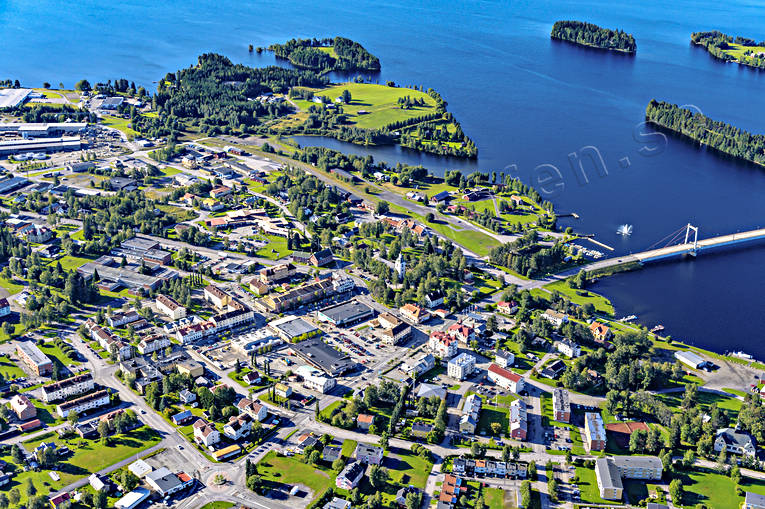Flygfoto Strömsund drönarbilder, drönarfoto, flygbild, flygbilder, Flygfoto, flygfoton, Jämtland, samhällen, sommar, Ströms Vattudal, Strömsund, Vattudalen