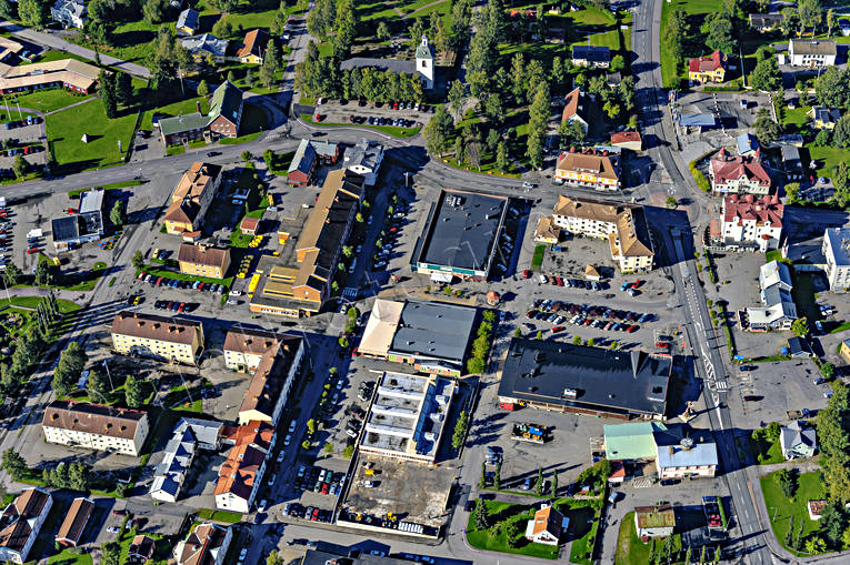 Flygfoto Strömsund drönarbilder, drönarfoto, flygbild, flygbilder, Flygfoto, flygfoton, Jämtland, samhällen, sommar, Ströms Vattudal, Strömsund, Vattudalen