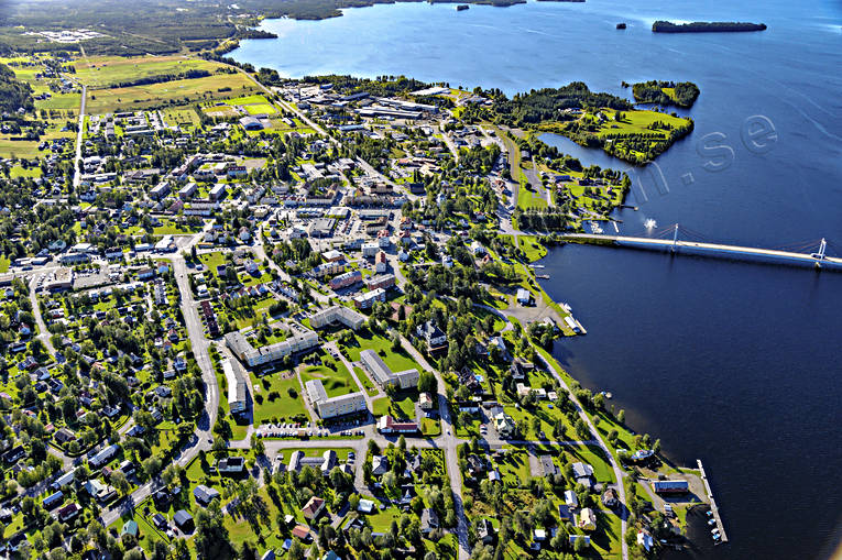 Flygfoto Strömsund drönarbilder, drönarfoto, flygbild, flygbilder, Flygfoto, flygfoton, Jämtland, samhällen, sommar, Ströms Vattudal, Strömsund, Vattudalen