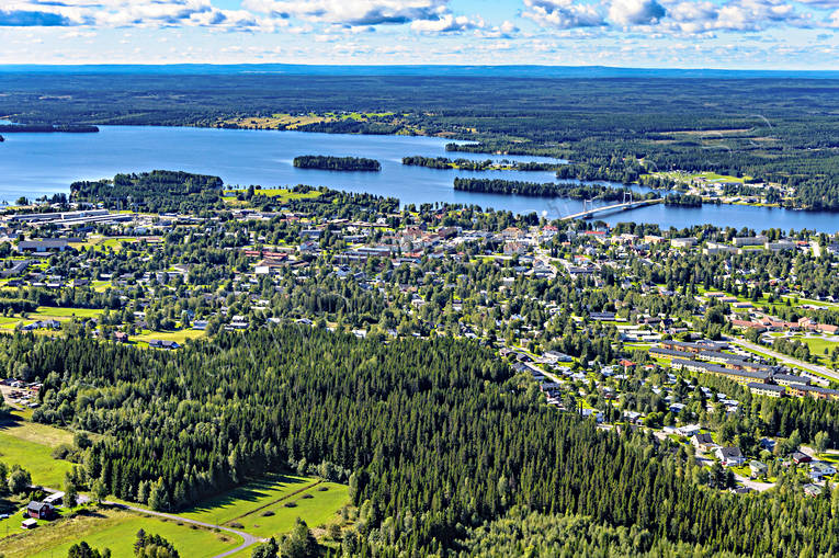 Flygfoto Strömsund drönarbilder, drönarfoto, flygbild, flygbilder, Flygfoto, flygfoton, Jämtland, samhällen, sommar, Ströms Vattudal, Strömsund, Vattudalen