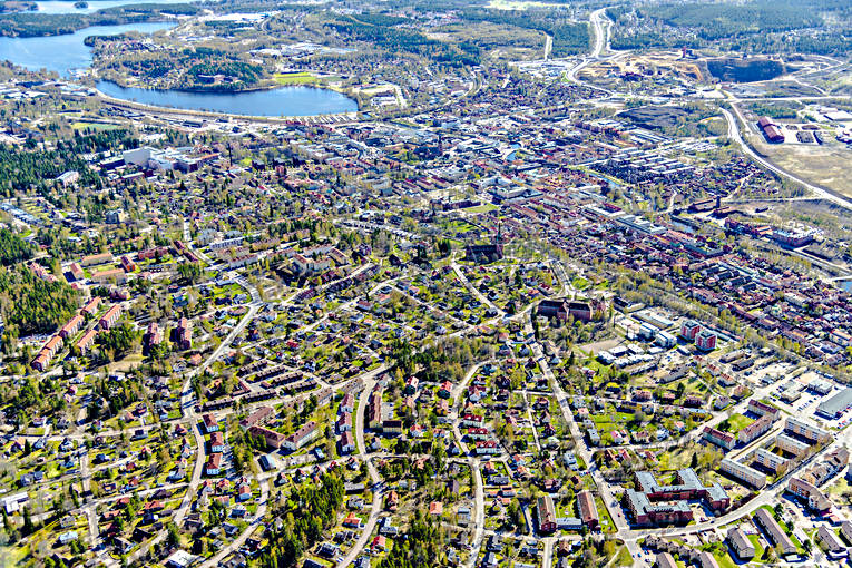Bitsarvet, Dalarna, drnarbilder, drnarfoto, Falun, flygbild, flygbilder, Flygfoto, flygfoton, kyrka, Kyrkbacken, kyrkor, stder, Tisken, vr