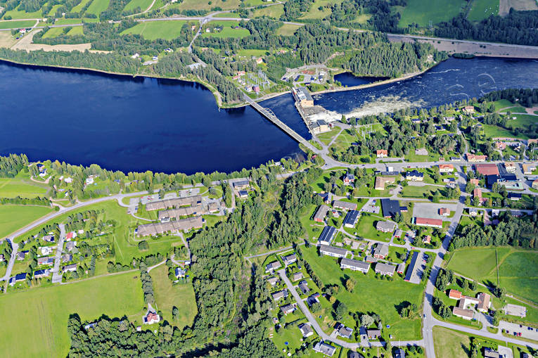 drnarbilder, drnarfoto, flygbild, flygbilder, Flygfoto, flygfoton, Hammarstrand, Indalslven, Jmtland, samhllen, lvar