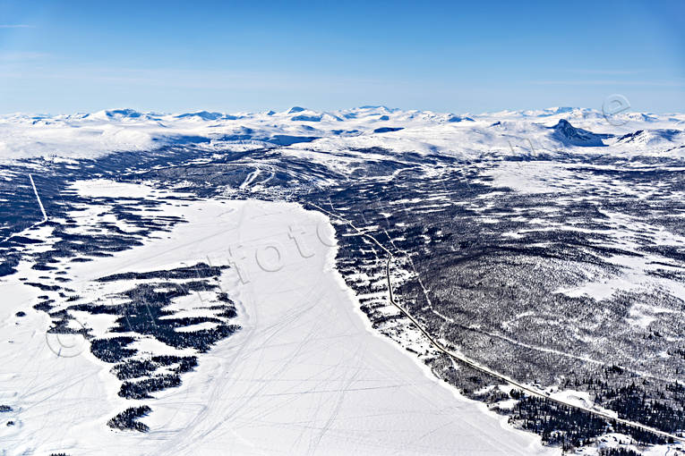 drnarbilder, drnarfoto, flygbild, flygbilder, Flygfoto, flygfoton, Klimpfjll, Landskap, lappland, skidort, vinter