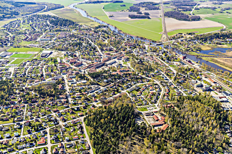Arbogan, drnarbilder, drnarfoto, flygbild, flygbilder, Flygfoto, flygfoton, Kungsr, samhllen, vr, Vstmanland