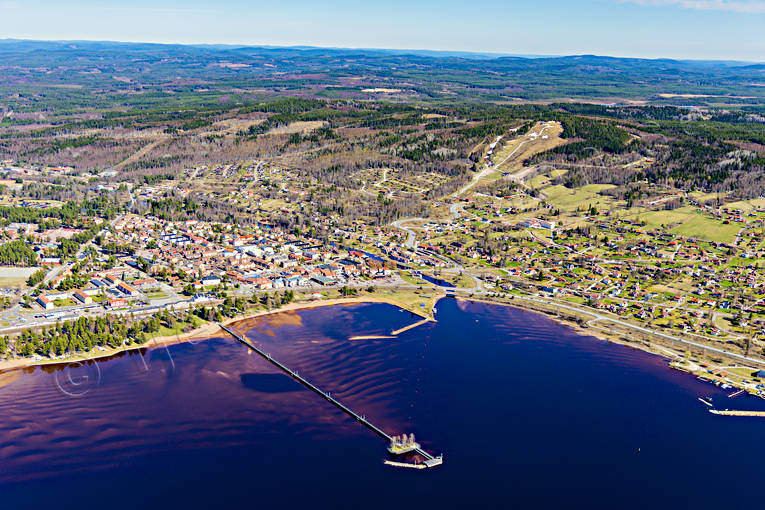 bad, Dalarna, drnarbild, drnarbilder, drnarfoto, flygbild, flygbilder, Flygfoto, flygfoton, Lngbryggan, Rttvik, samhllen, sandstrand, Siljan, strand, vr