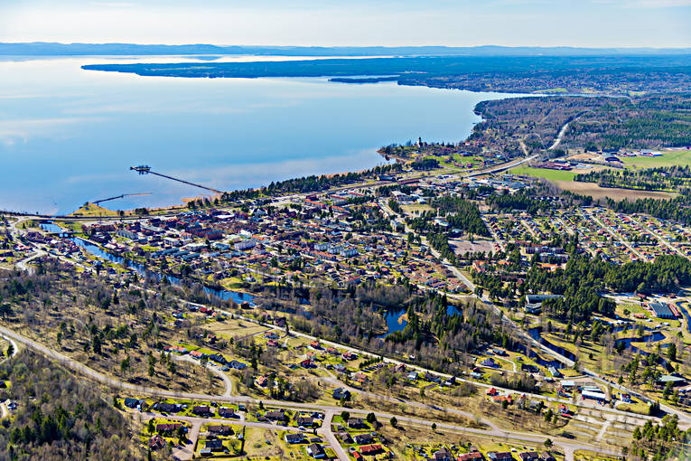 Dalarna, drnarbilder, drnarfoto, flygbild, flygbilder, Flygfoto, flygfoton, Lngbryggan, Rttvik, samhllen, Siljan, vr