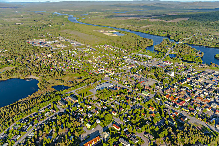 drnarbilder, drnarfoto, flygbild, flygbilder, Flygfoto, flygfoton, Hrjedalen, samhllen, sommar, Sveg