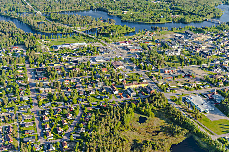 drnarbilder, drnarfoto, flygbild, flygbilder, Flygfoto, flygfoton, Hrjedalen, samhllen, sommar, Sveg