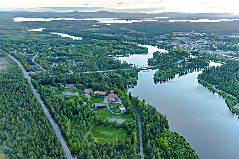 drnarbilder, drnarfoto, flygbild, flygbilder, Flygfoto, flygfoton, Hrjedalen, Ljusnan, samhllen, sommar, Sveg