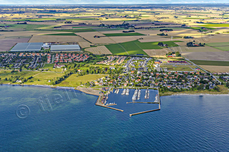 Dalkpinge, drnarbilder, drnarfoto, flygbild, flygbilder, Flygfoto, flygfoton, Gislvs lge, samhllen, Skne, sommar, Trelleborg