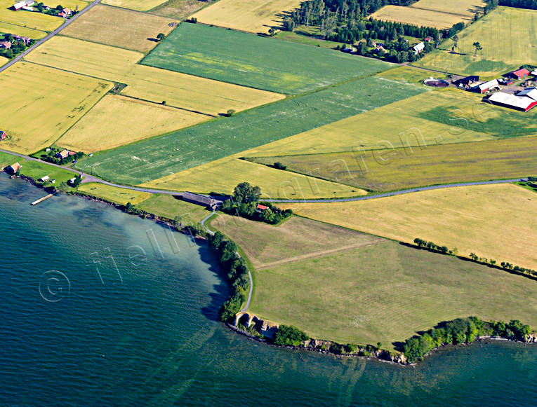 drnarbilder, drnarfoto, flygbild, flygbilder, Flygfoto, flygfoton, Landskap, Ns, Ns slottsruin, Smland, sommar, Visings