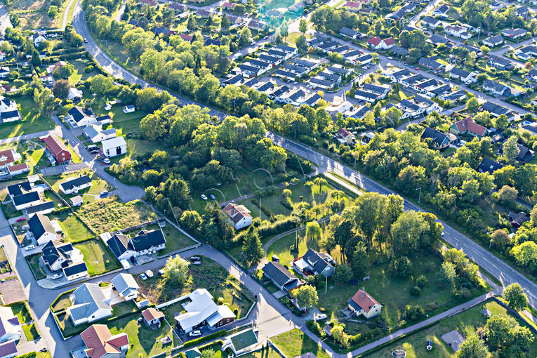 Flygfoto över Borgholm Borgholm, drönarbilder, drönarfoto, flygbild, flygbilder, Flygfoto, flygfoton, samhällen, sommar, Öland