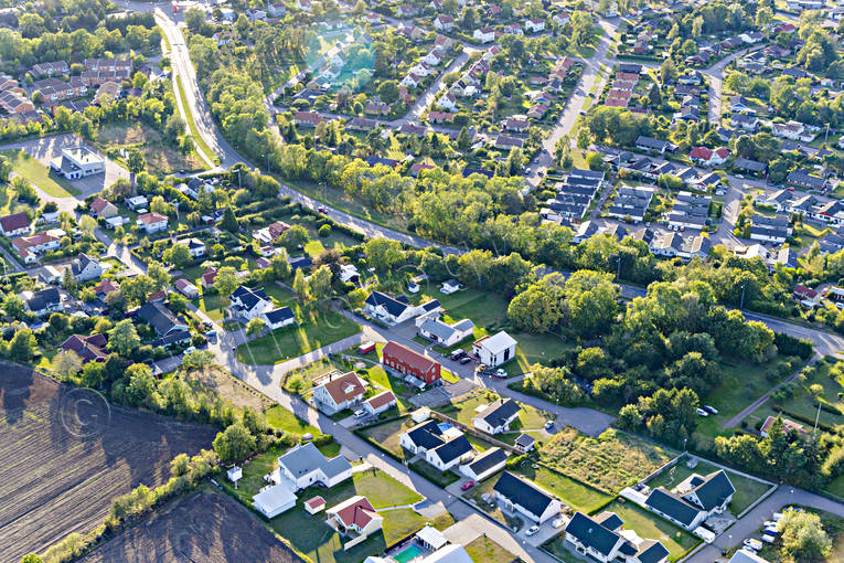 Flygfoto över Borgholm Borgholm, drönarbilder, drönarfoto, flygbild, flygbilder, Flygfoto, flygfoton, samhällen, sommar, Öland