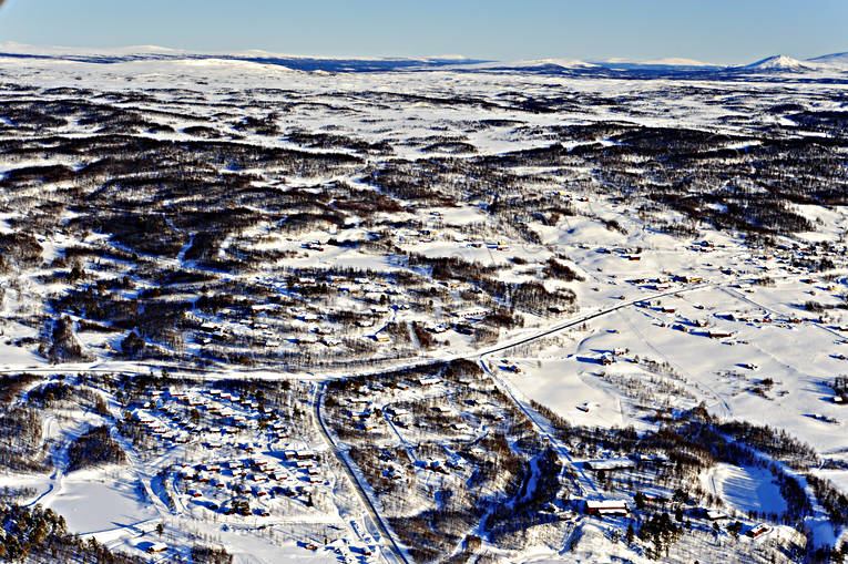 Flygfoto över Bruksvallarna Bruksvallarna, drönarbilder, drönarfoto, flygbild, flygbilder, Flygfoto, flygfoton, Härjedalen, samhällen, vinter