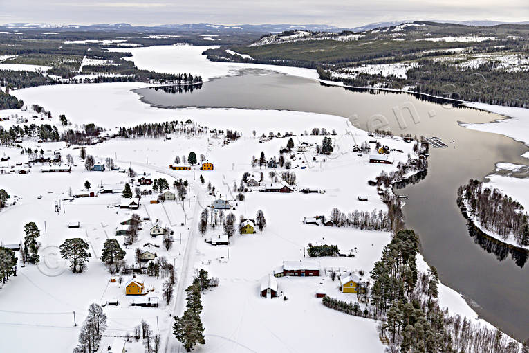 Flygfoto över Börtnan byar, Börtnan, drönarbild, drönarbilder, drönarfoto, flygbild, flygbilder, Flygfoto, flygfoton, Jämtland, Ljungan, vinter