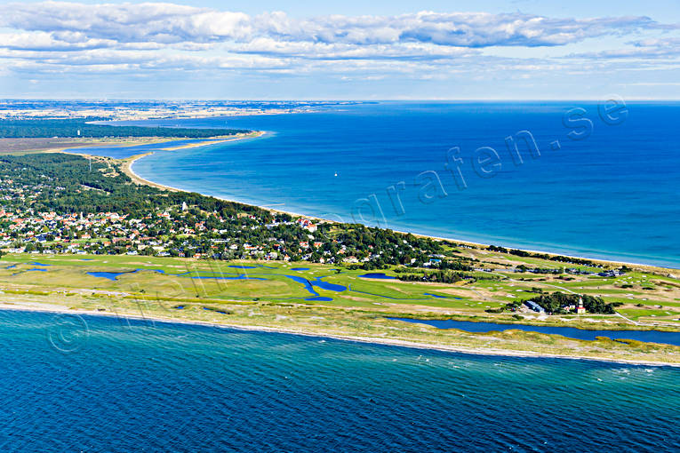 Flygfoto över Falsterbo drönarbilder, drönarfoto, Falsterbo, Falsterbobukten, flygbild, flygbilder, Flygfoto, flygfoton, Landskap, samhällen, Skåne, sommar, Vång