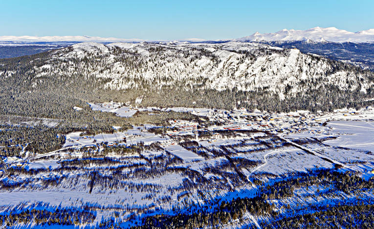 Flygfoto över Funäsdalen drönarbilder, drönarfoto, flygbild, flygbilder, Flygfoto, flygfoton, funäsdalen, Funäsdalsberget, Härjedalen, Landskap, samhällen, vinter