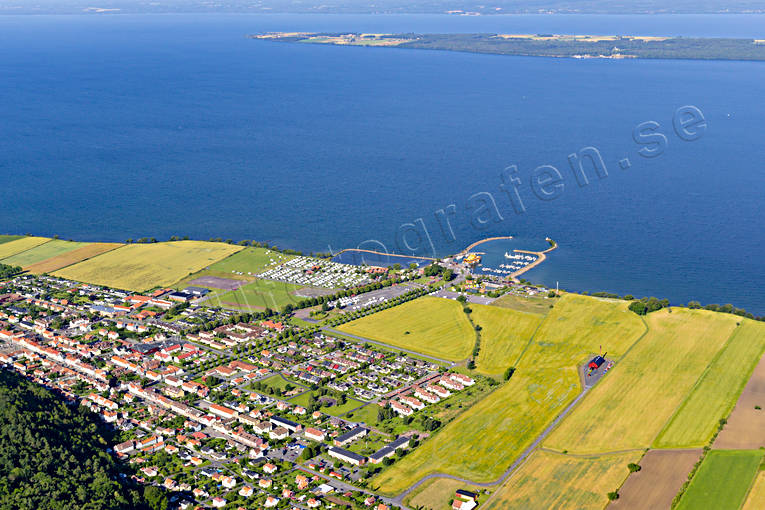 Flygfoto över Gränna drönarbilder, drönarfoto, flygbild, flygbilder, Flygfoto, flygfoton, Gränna, Landskap, Småland, sommar, städer, Sverige