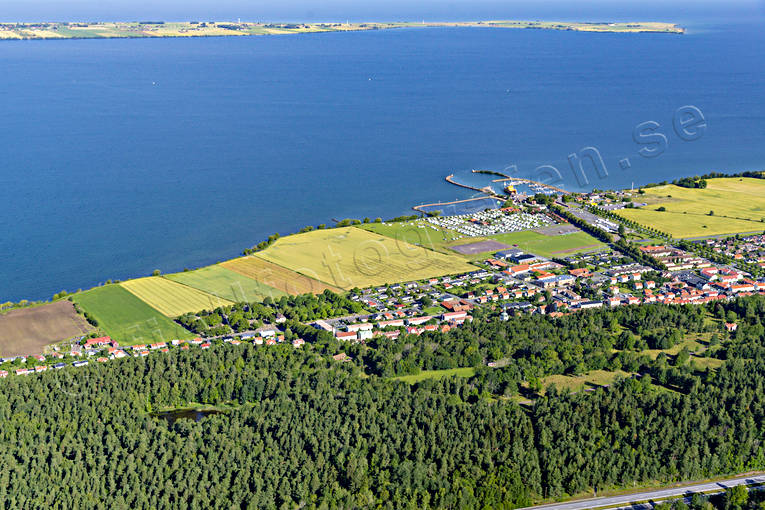 Flygfoto över Gränna drönarbilder, drönarfoto, flygbild, flygbilder, Flygfoto, flygfoton, Gränna, Landskap, Småland, sommar, städer, Sverige
