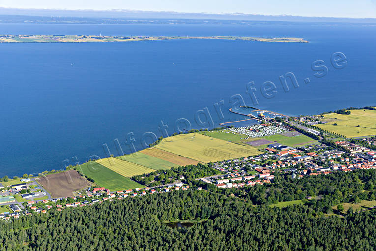 Flygfoto över Gränna drönarbilder, drönarfoto, flygbild, flygbilder, Flygfoto, flygfoton, Gränna, Landskap, Småland, sommar, städer