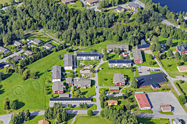 Flygfoto över Hammarstrand drönarbilder, drönarfoto, flygbild, flygbilder, Flygfoto, flygfoton, Hammarstrand, Jämtland, samhällen