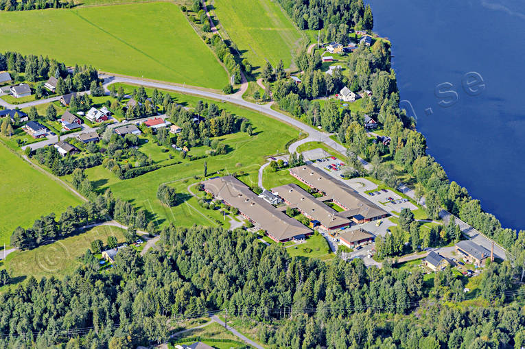 Flygfoto över Hammarstrand drönarbilder, drönarfoto, flygbild, flygbilder, Flygfoto, flygfoton, Hammarstrand, Jämtland, samhällen
