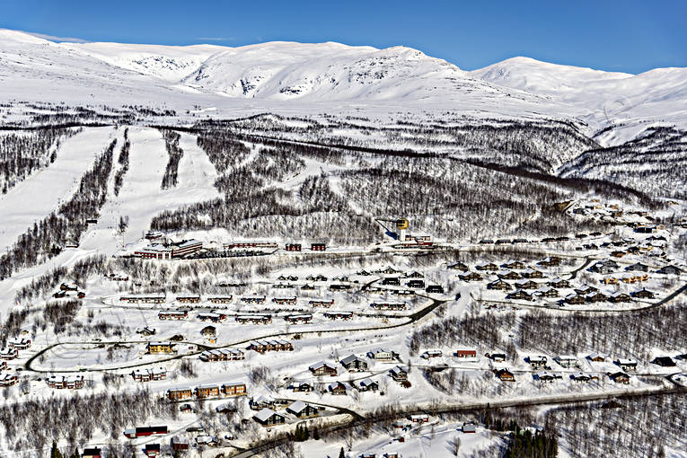 Flygfoto över Hemavan drönarbilder, drönarfoto, flygbild, flygbilder, Flygfoto, flygfoton, Hemavan, lappland, nedfarter, samhällen, skidbackar, skidort, vinter