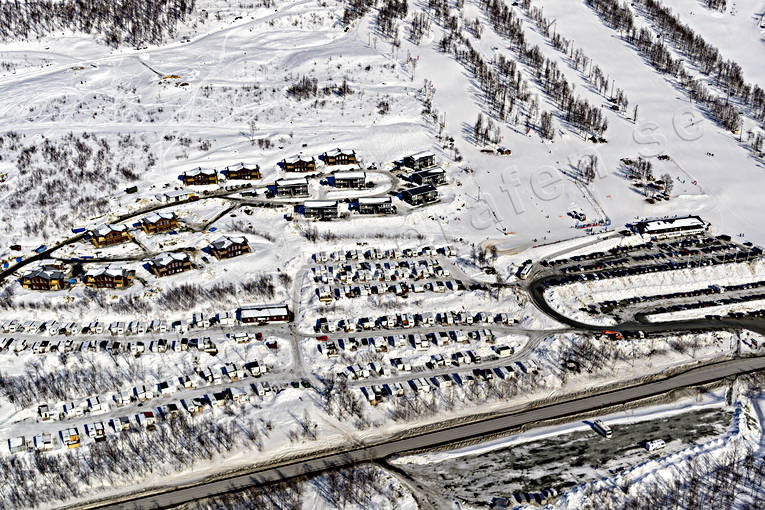Flygfoto över Hemavan drönarbilder, drönarfoto, flygbild, flygbilder, Flygfoto, flygfoton, Hemavan, lappland, samhällen, skidort, vinter