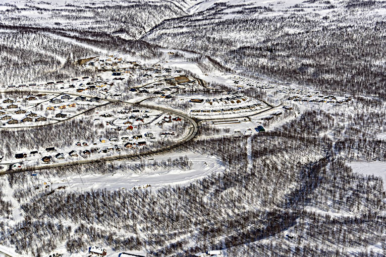 Flygfoto över Hemavan drönarbilder, drönarfoto, flygbild, flygbilder, Flygfoto, flygfoton, Hemavan, lappland, samhällen, skidort, vinter