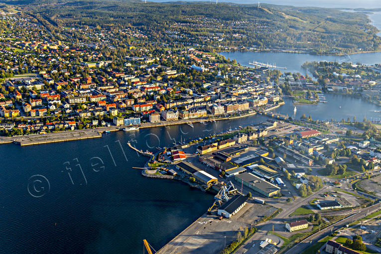 Flygfoto över Härnösand drönarbilder, drönarfoto, flygbild, flygbilder, Flygfoto, flygfoton, Härnön, Härnösand, höst, städer, Ångermanland