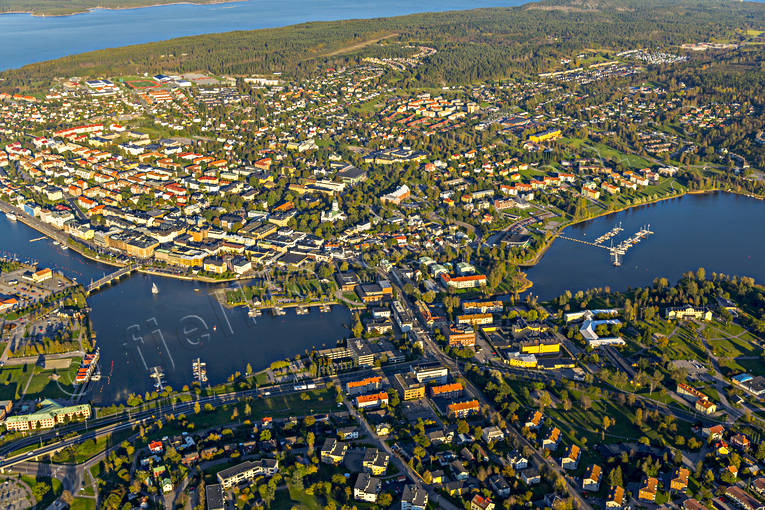Flygfoto över Härnösand drönarbilder, drönarfoto, flygbild, flygbilder, Flygfoto, flygfoton, Härnön, Härnösand, höst, städer, Ångermanland