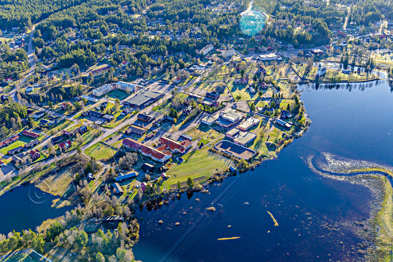 Flygfoto över Idre Dalarna, drönarbilder, drönarfoto, flygbild, flygbilder, Flygfoto, flygfoton, Idre, samhällen, vår
