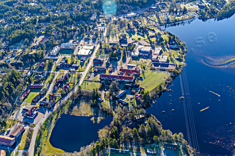 Flygfoto över Idre Dalarna, drönarbilder, flygbilder, Flygfoto, Idre, samhällen, vår