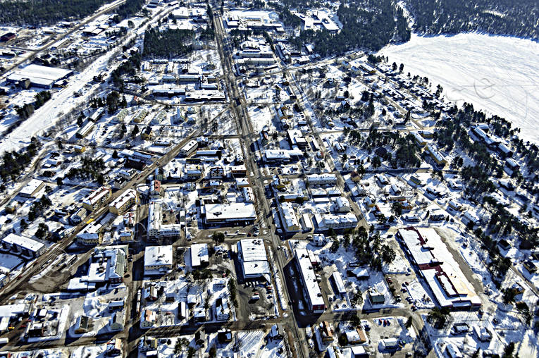 Flygfoto över Jokkmokk drönarbilder, drönarfoto, flygbild, flygbilder, Flygfoto, flygfoton, Jokkmokk, lappland, samhällen, vinter