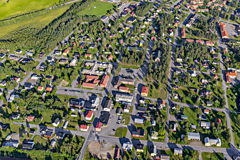Flygfoto över Jörn drönarbilder, drönarfoto, flygbild, flygbilder, Flygfoto, flygfoton, Jörn, samhällen, sommar, Västerbotten
