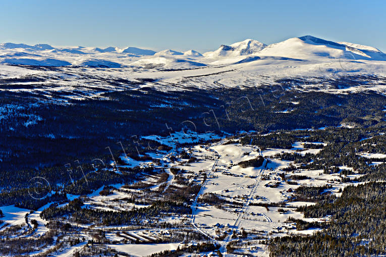 Flygfoto över Ljungdalen drönarbilder, drönarfoto, flygbild, flygbilder, Flygfoto, flygfoton, Härjedalen, Landskap, Ljungdalen, vinter