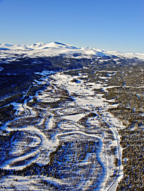 Flygfoto över Ljungdalen drönarbilder, drönarfoto, flygbild, flygbilder, Flygfoto, flygfoton, Härjedalen, Landskap, Ljungdalen, vinter
