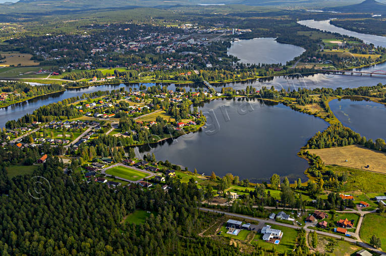 Flygfoto över Ljusdal drönarbilder, drönarfoto, flygbild, flygbilder, Flygfoto, flygfoton, Hälsingland, Ljusdal, Ljusnan, samhällen, sommar