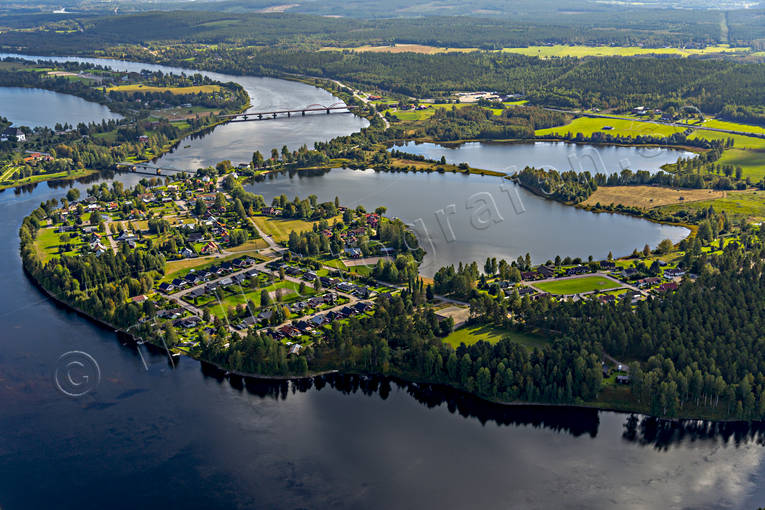 Flygfoto över Ljusdal drönarbilder, drönarfoto, flygbild, flygbilder, Flygfoto, flygfoton, Hälsingland, Ljusdal, Ljusnan, samhällen, sommar