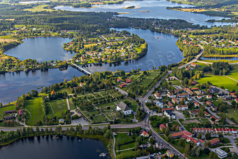 Flygfoto över Ljusdal drönarbilder, drönarfoto, flygbild, flygbilder, Flygfoto, flygfoton, Hälsingland, Ljusdal, Ljusnan, samhällen, sommar